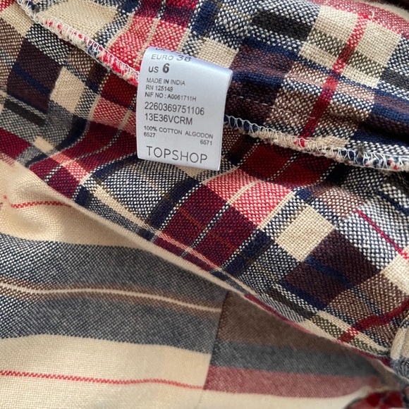 TopShop Plaid Jacket / Shacket - Picture 8 of 12